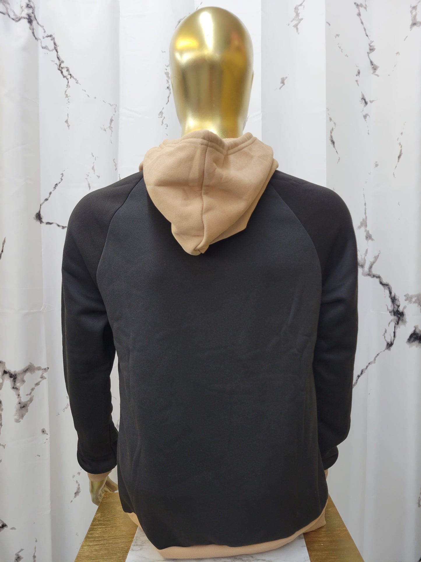 Black/Brown Raglan Hoodie
