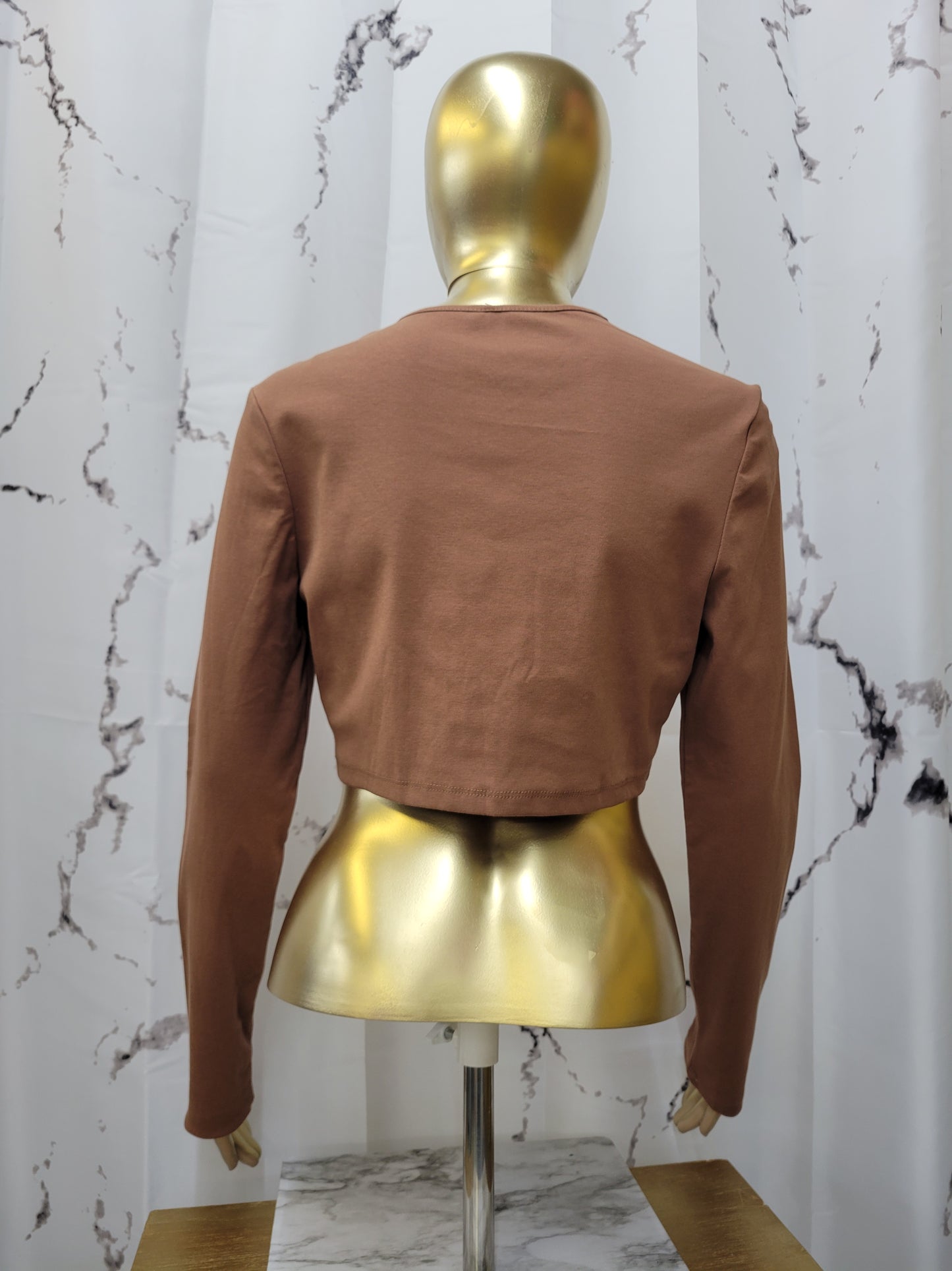 Crop Long Sleeve Shirt