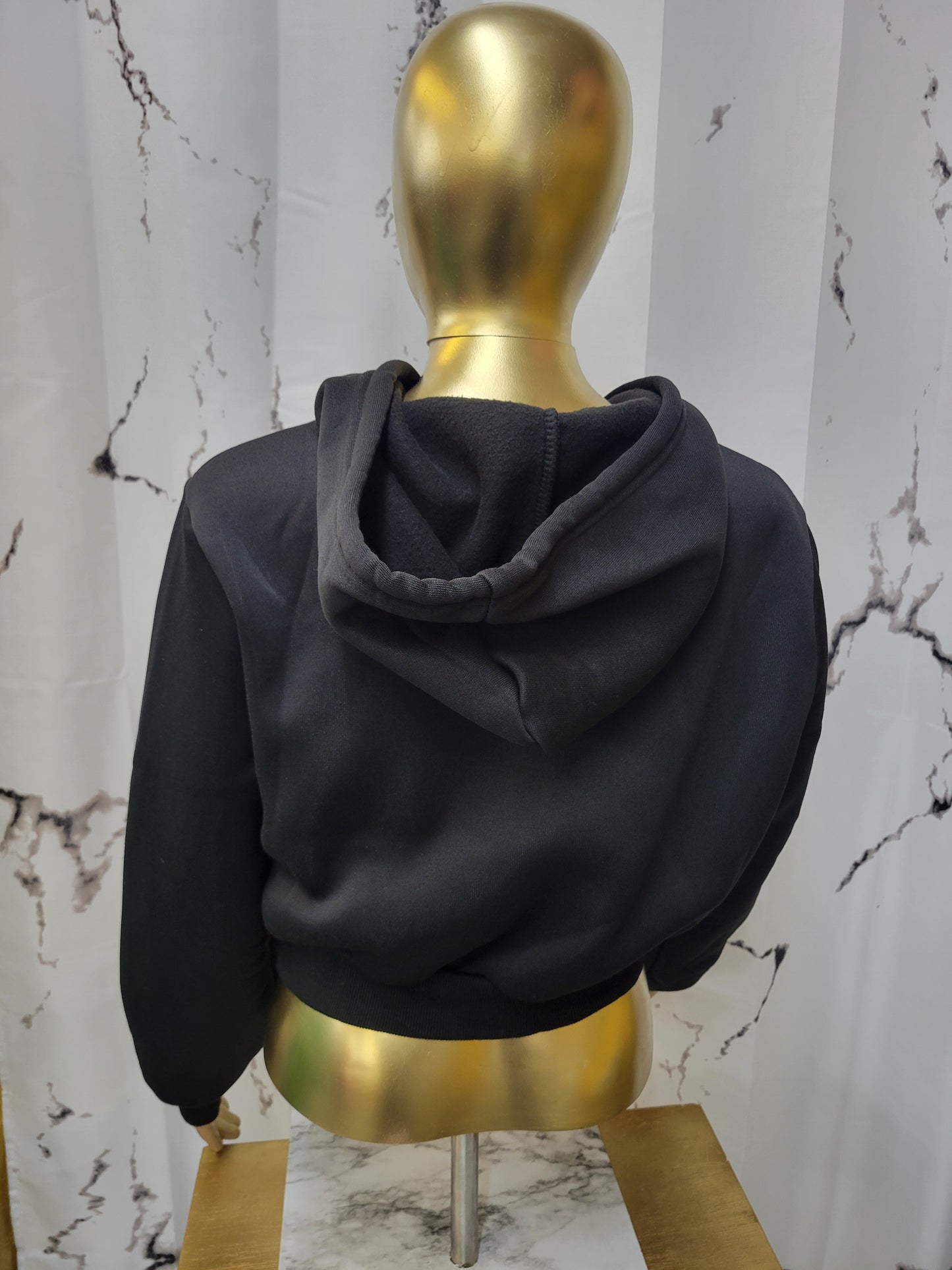 Crop Zip Up Hoodie