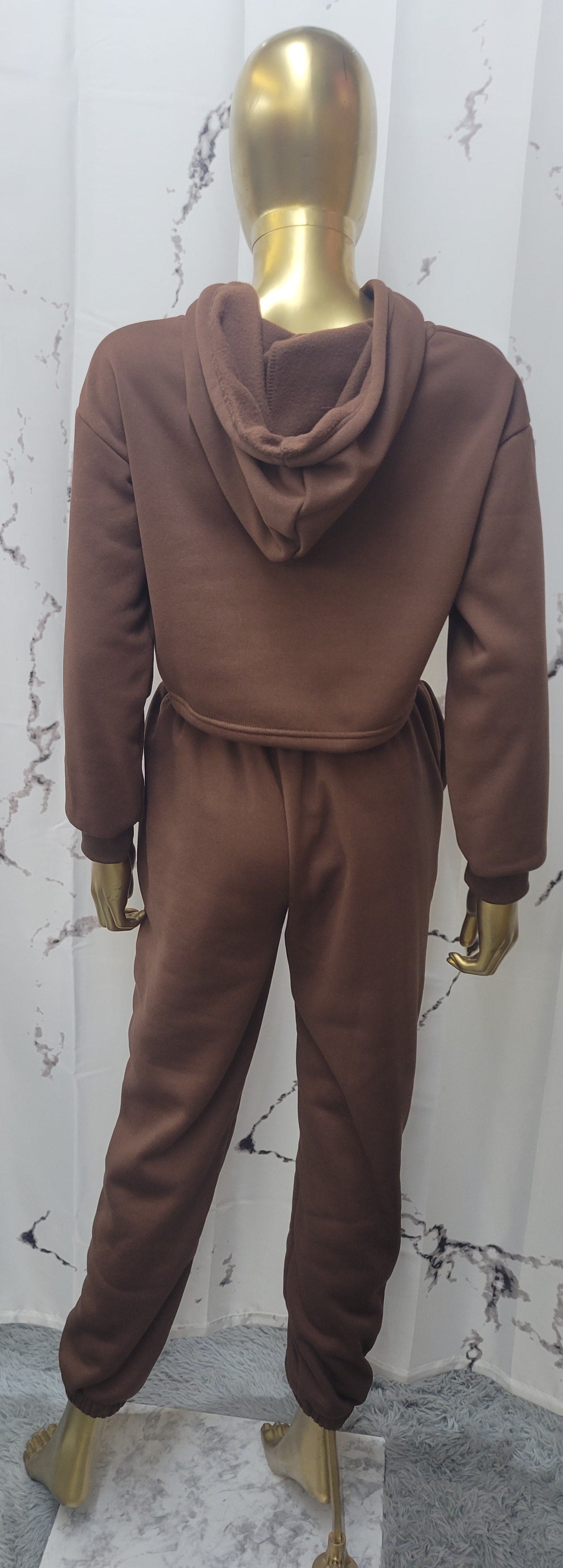 Crop Hoodie 2 Piece Set