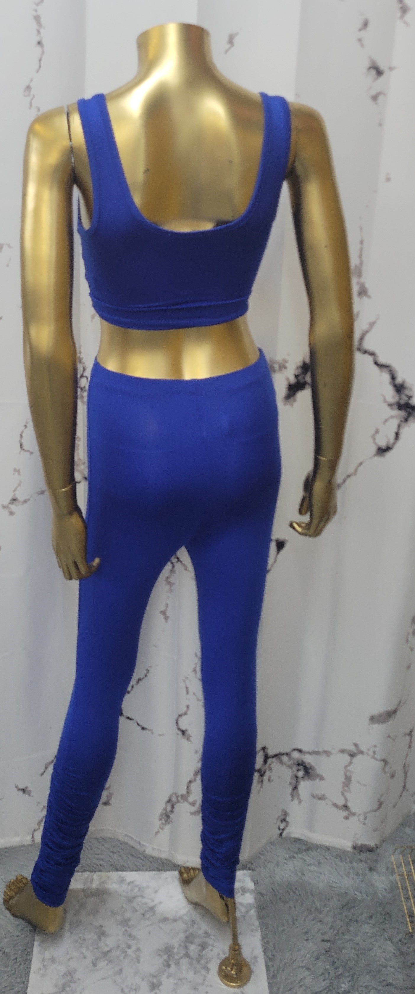 Two Piece Bunched Leggings Set