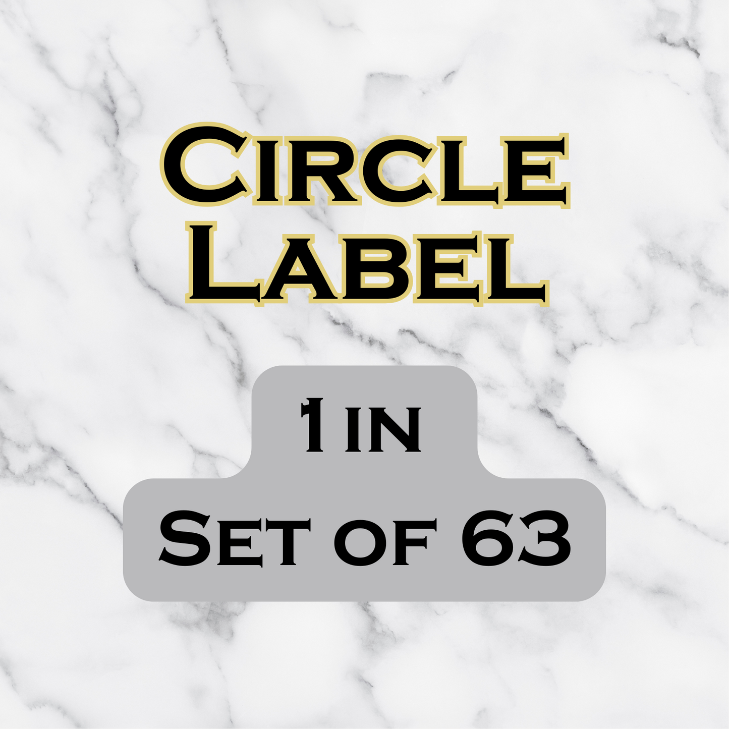 Circular Waterproof Labels