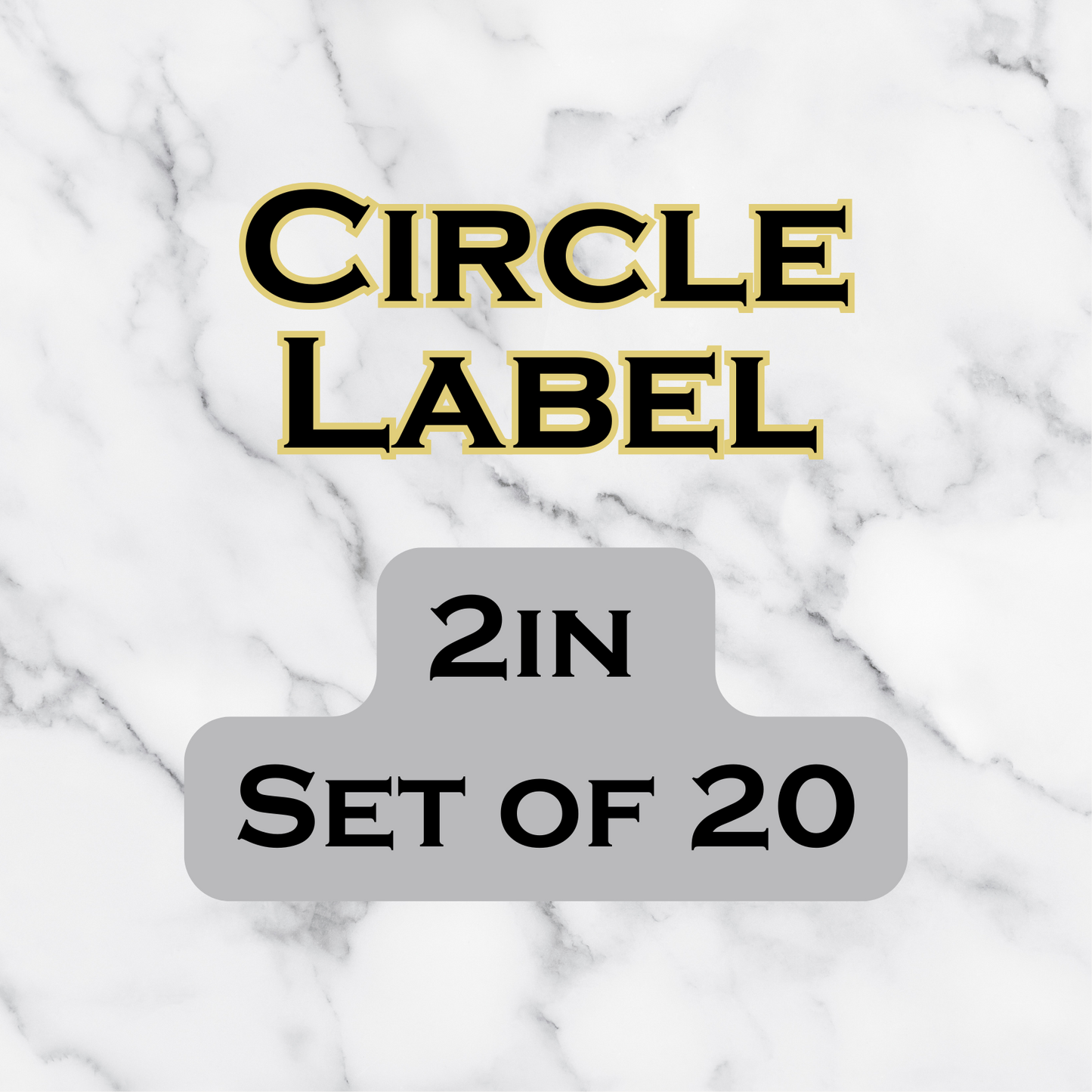 Circular Waterproof Labels
