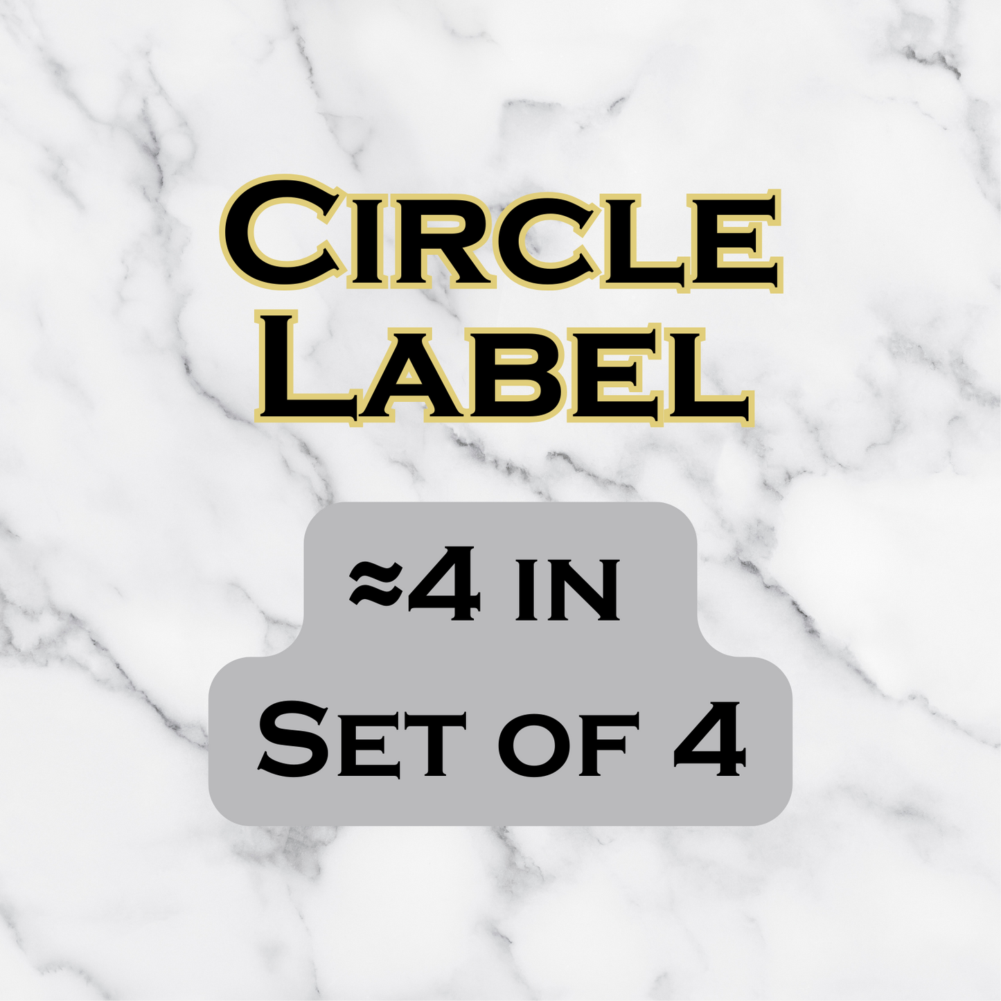 Circular Waterproof Labels