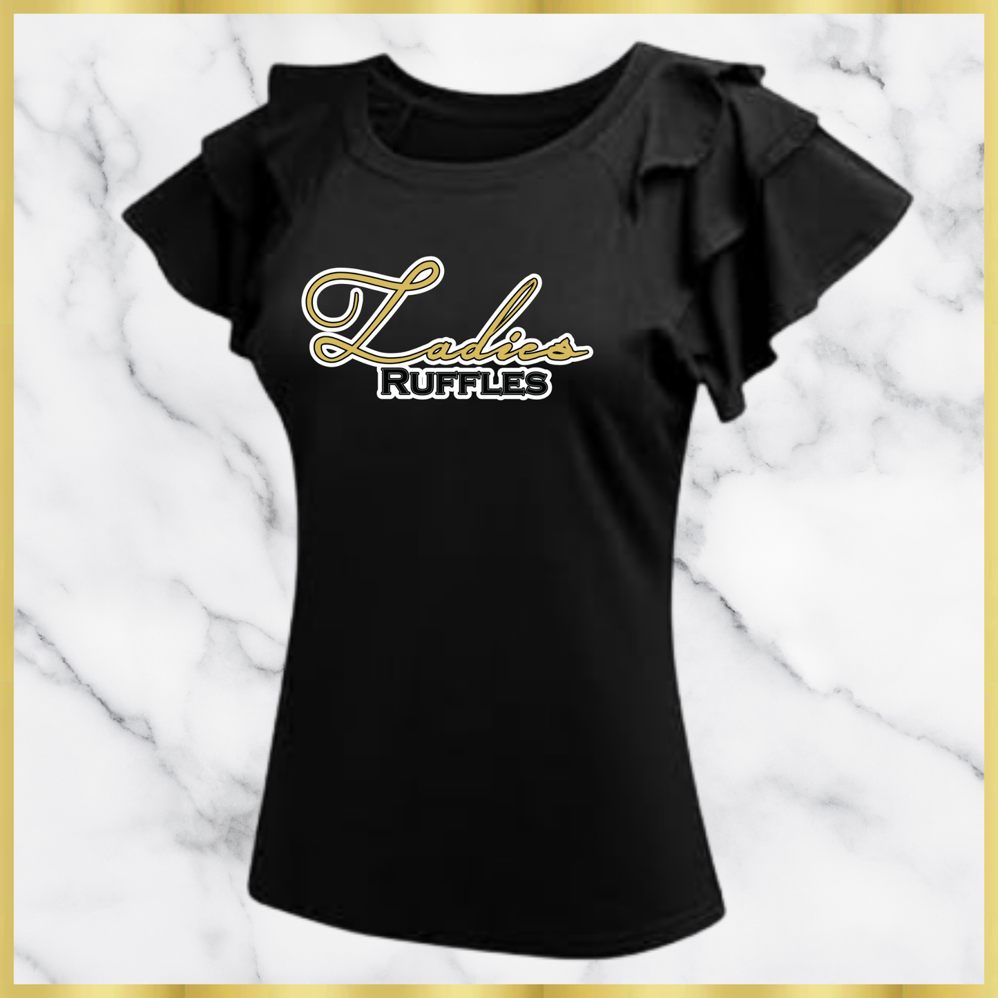 Ladies Ruffle Shirt