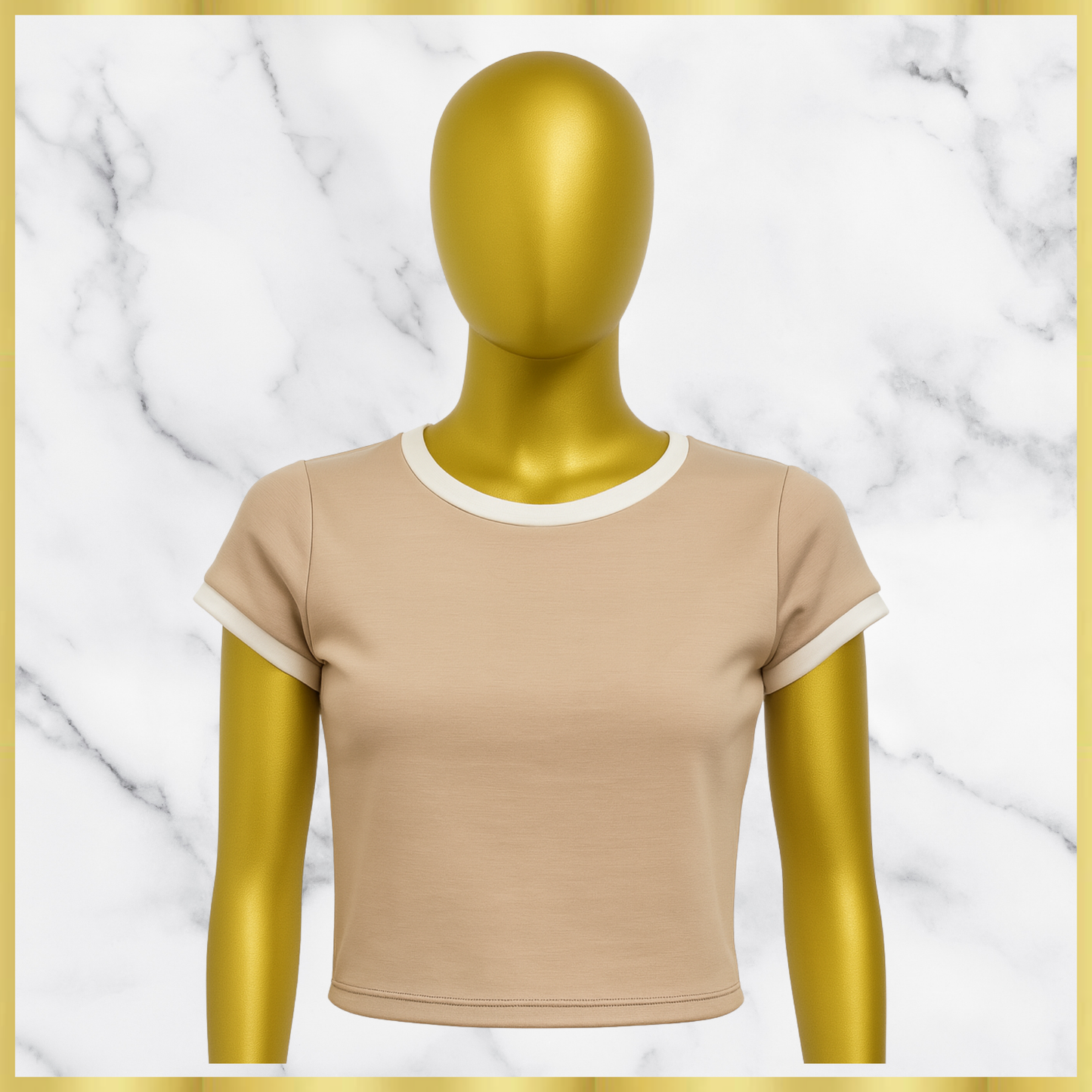 Crop Ringer Shirt