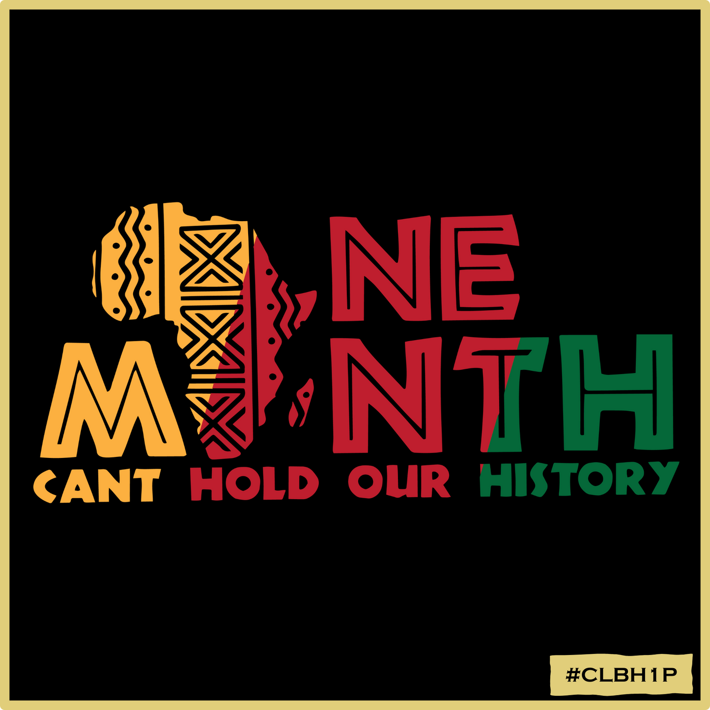 One Month Can't Hold Our History