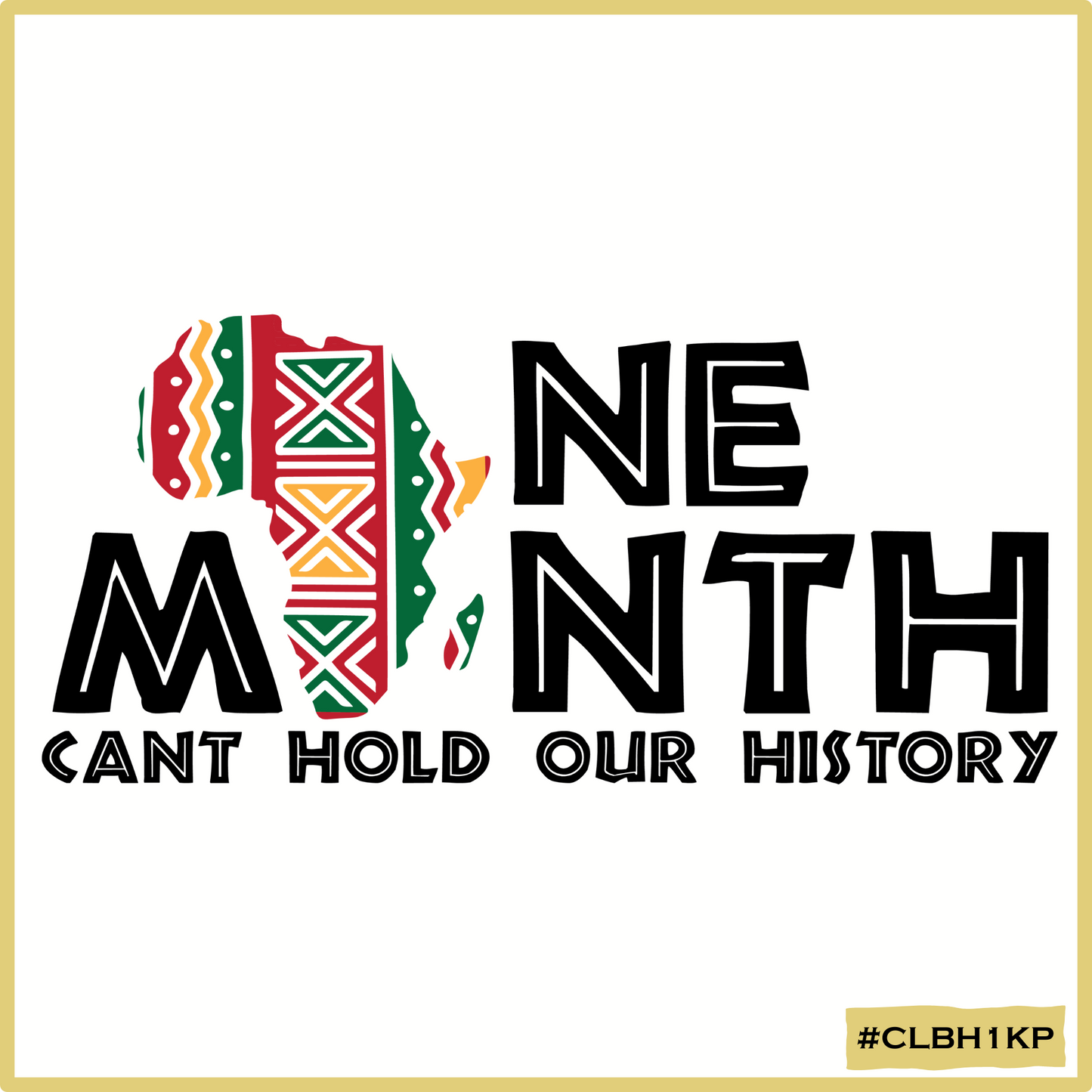 One Month Can't Hold Our History
