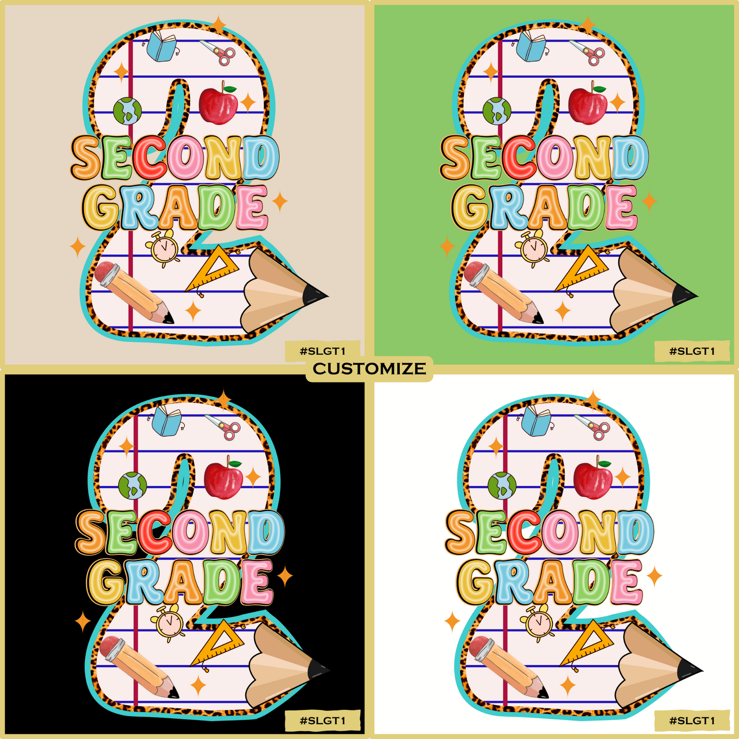 Pencil Paper Grades Theme