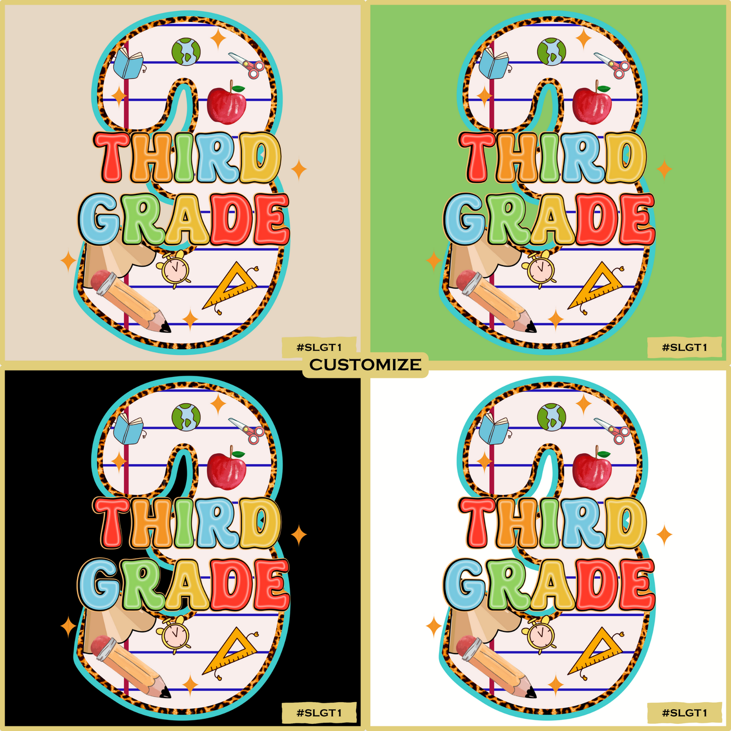 Pencil Paper Grades Theme