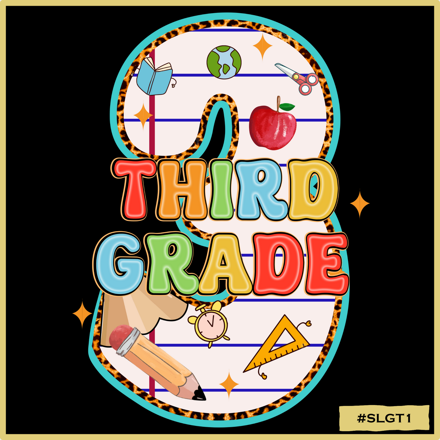Pencil Paper Grades Theme