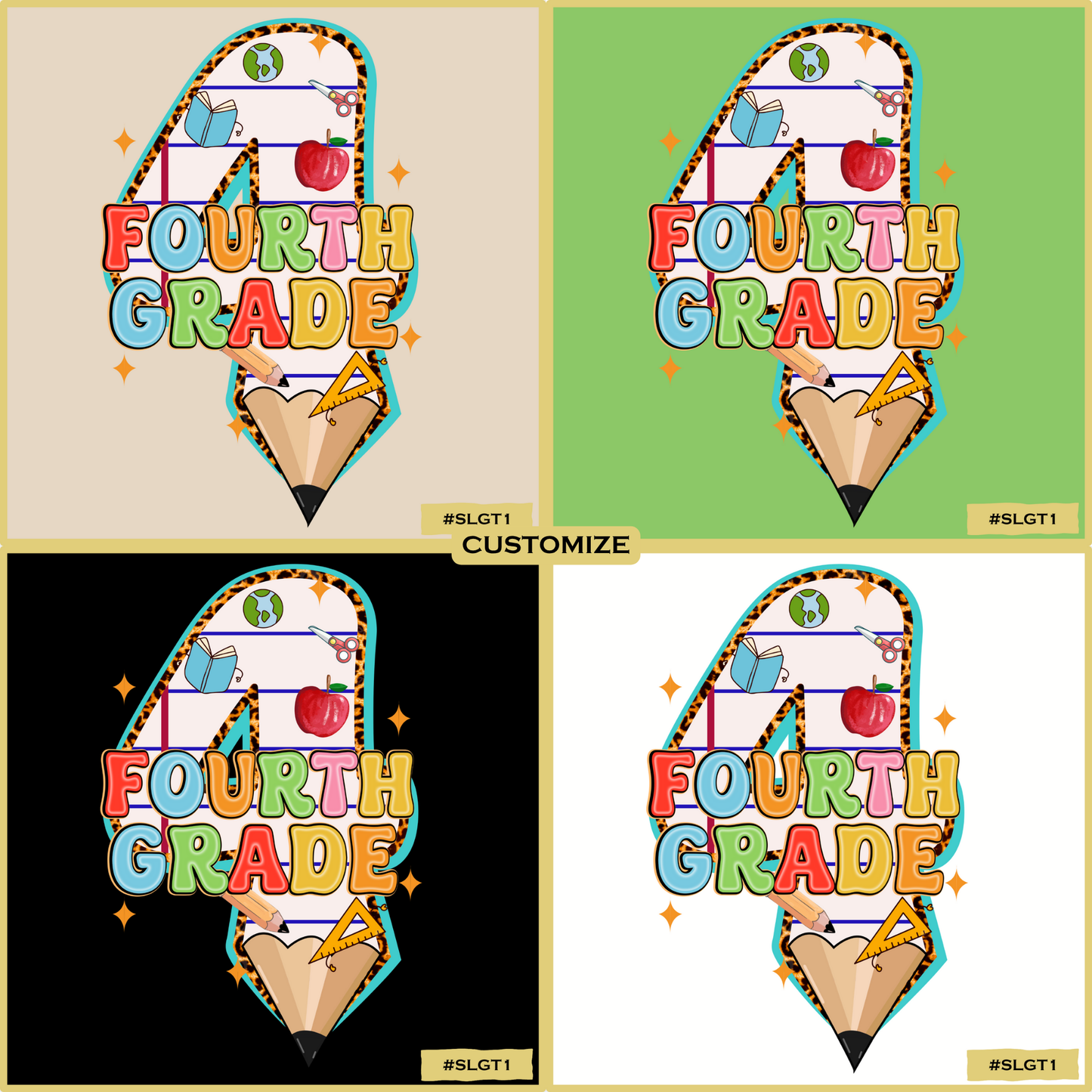 Pencil Paper Grades Theme