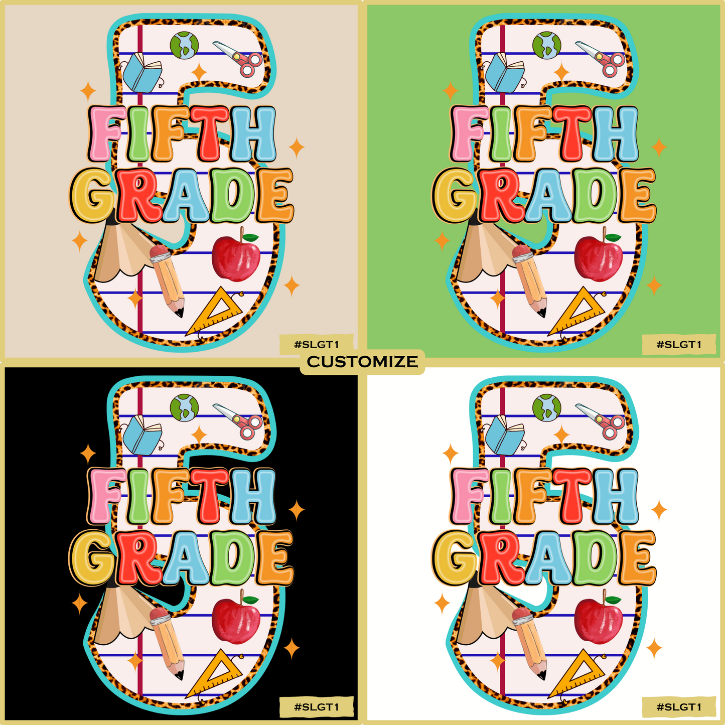 Pencil Paper Grades Theme
