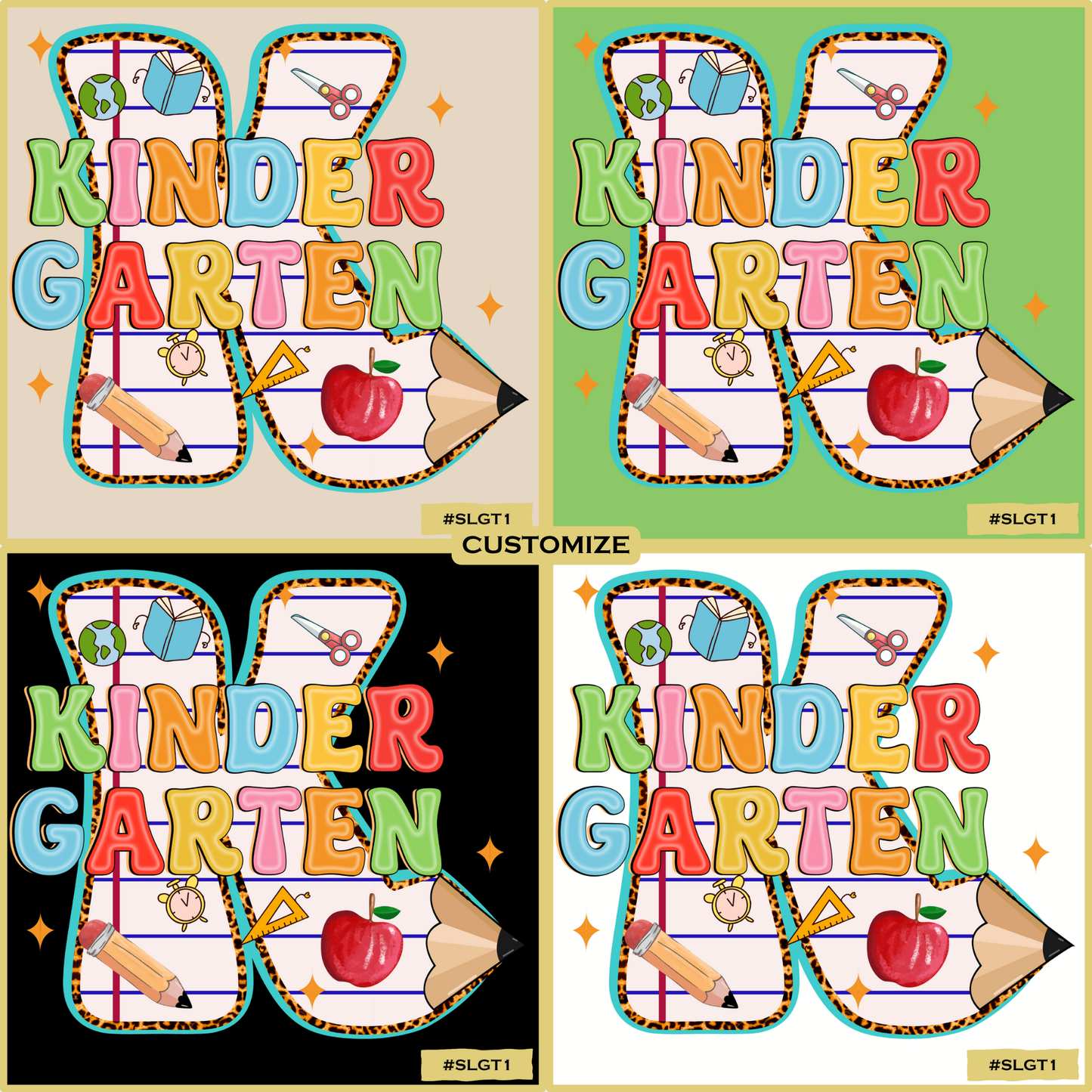 Pencil Paper Grades Theme