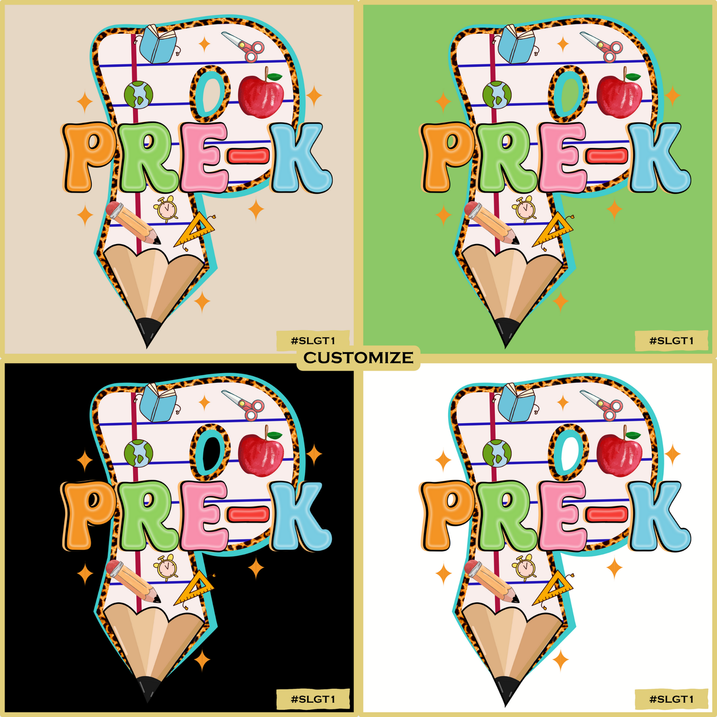 Pencil Paper Grades Theme