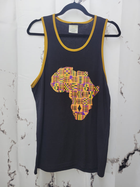 Africa Map [Ringer Tank Top]
