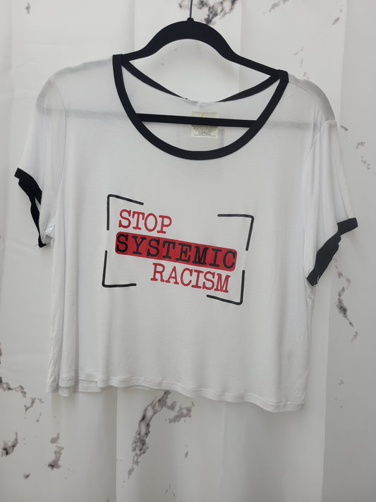Stop Systemic Racism [Crop Top]