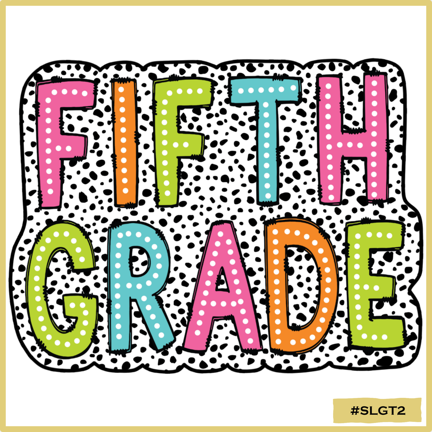 Colorful Dalmatian Dots