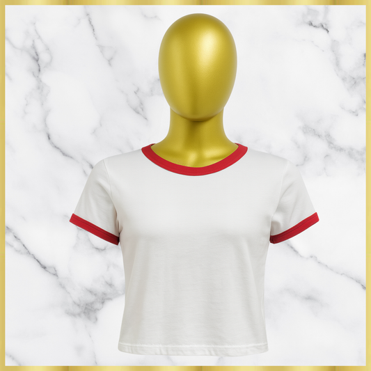 Crop Ringer Shirt