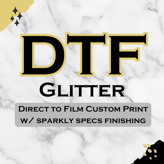 Glitter DTF Transfer Sheets