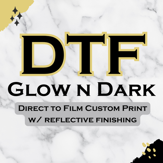 Glow n Dark DTF Transfer Sheets