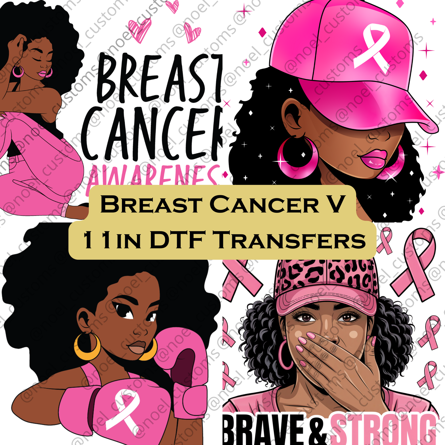 Breast Cancer DTF Bundle