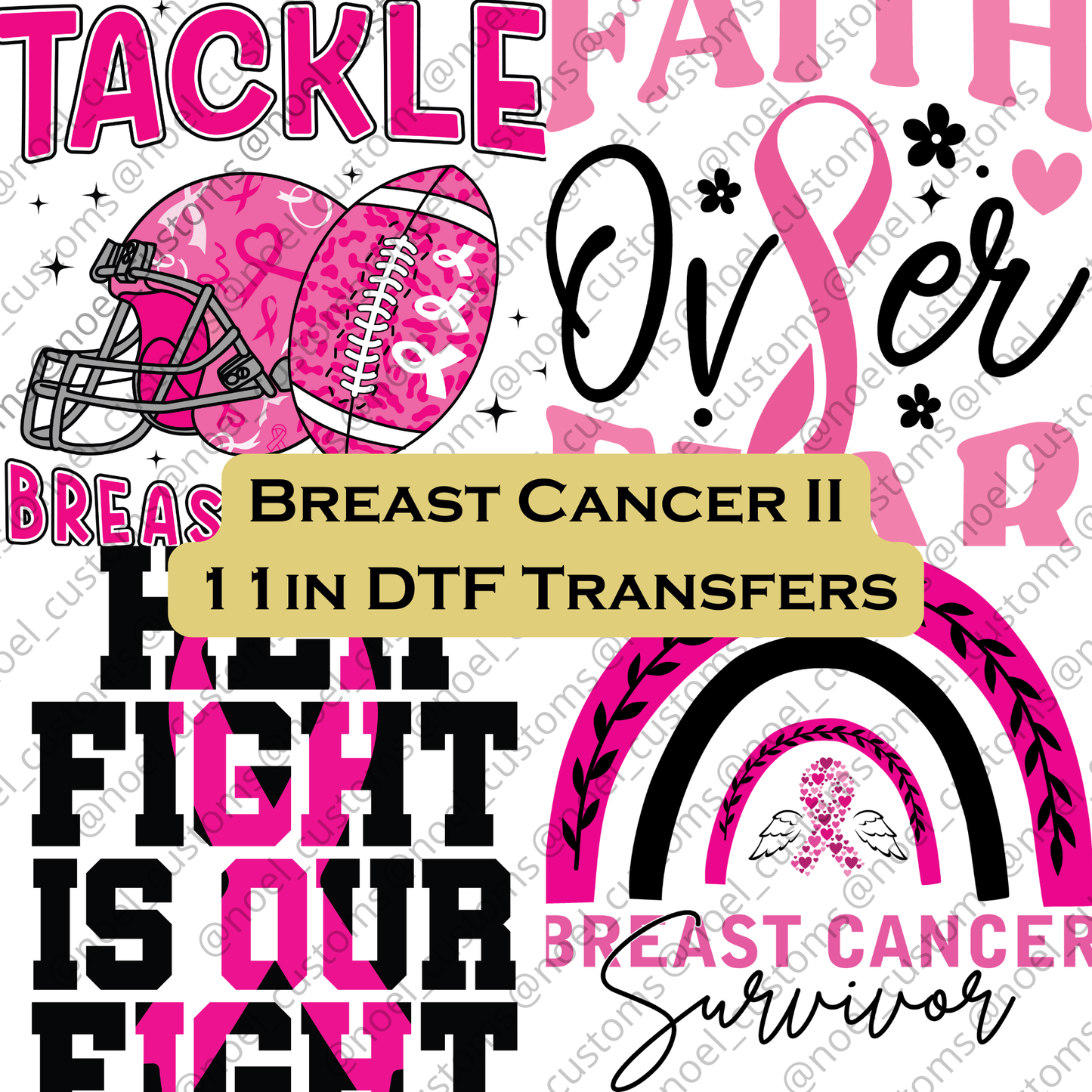 Breast Cancer DTF Bundle