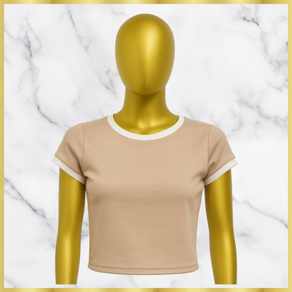 Crop Ringer Shirt