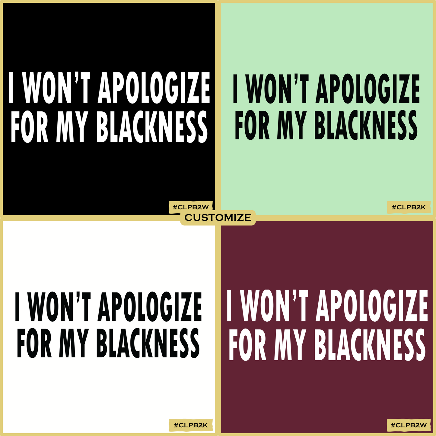 I Won't Apologize for my Blackness