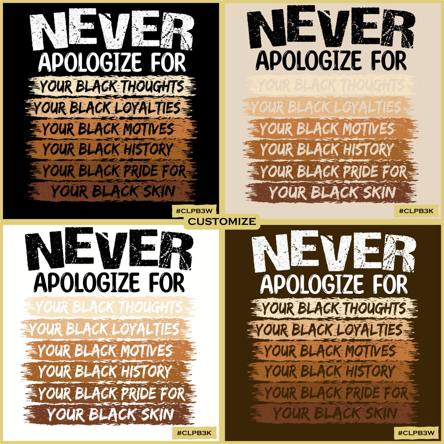 Never Apologize For