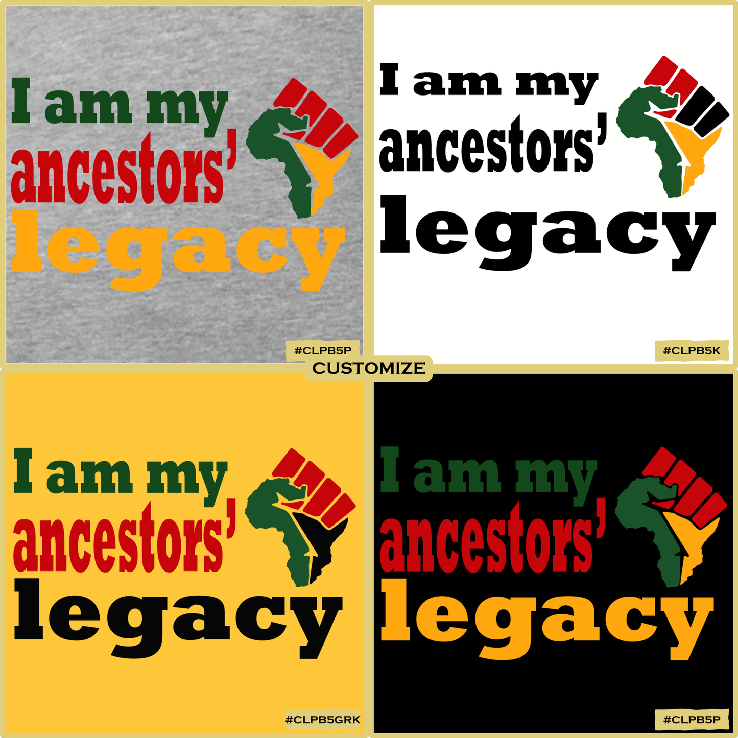 I am My Ancestors' Legacy