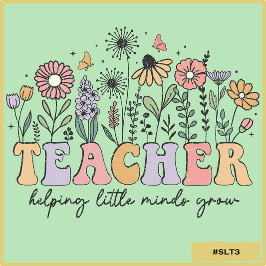 Teacher, Helping Little Minds Grows