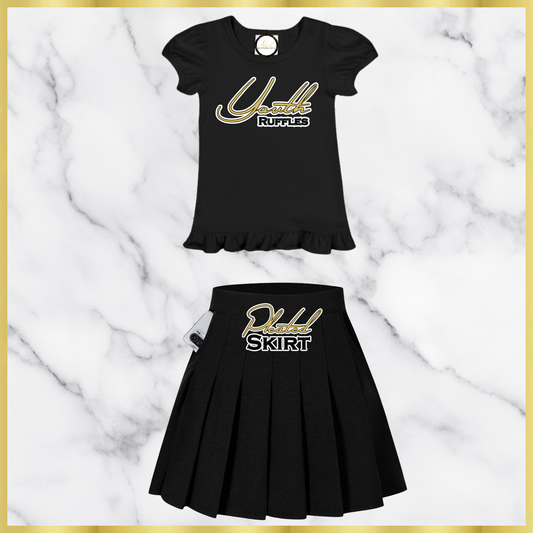 Graduation Pleated Skirt Outfit