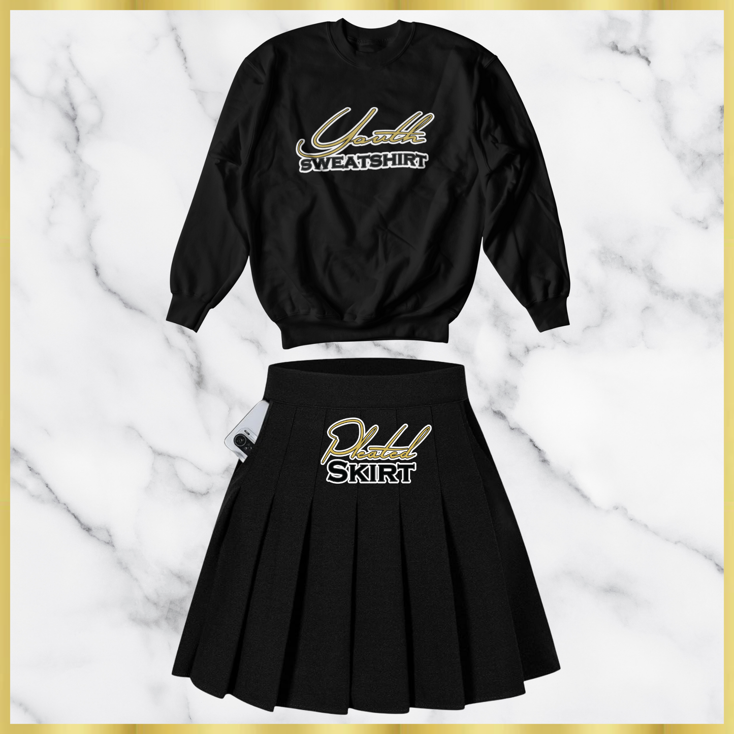 Graduation Pleated Skirt Outfit