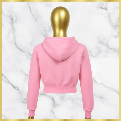 Crop Zip Hoodie